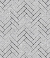  Тротуарная плитка Выбор Паркет Б.4.П.6 Стандарт Белый: внешний вид