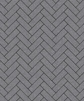  Тротуарная плитка Выбор Паркет Б.4.П.6 Серый Гранит: внешний вид